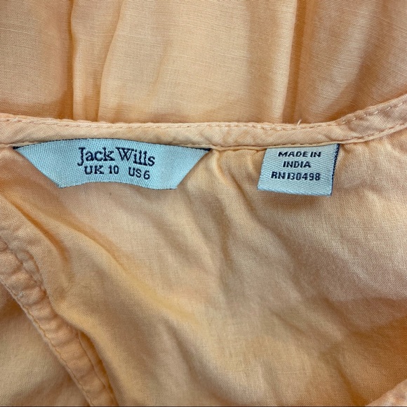 Jack Wills Orange Ellingdon Dress - Picture 4 of 8
